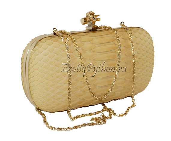 Клатч из кожи питона CL-68