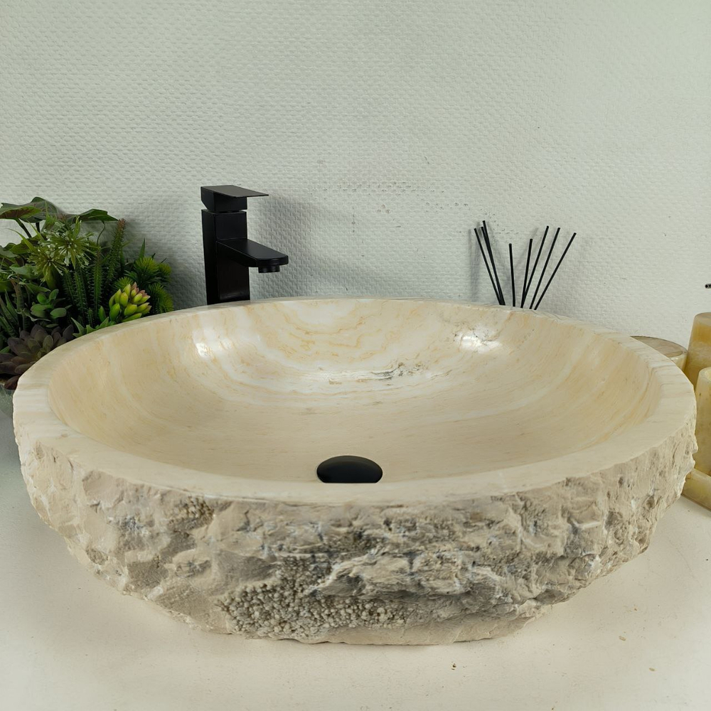 Раковина из оникса Erozy White EO-64415 60*52*16 0215
