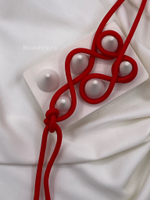 Шнур красный 1,40 м