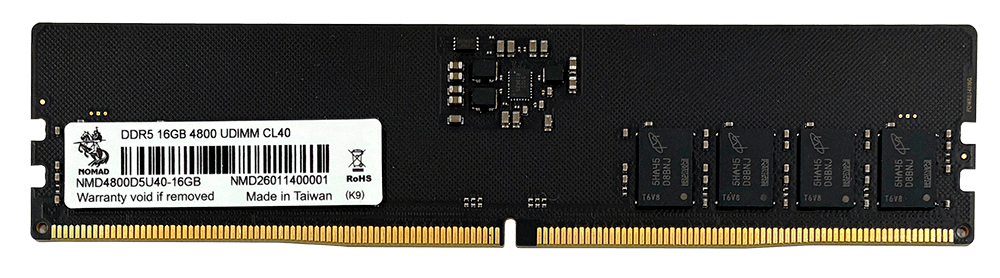 Оперативная память 16GB DDR5 4800MHz NOMAD UDIMM CL40 NMD4800D5U40-16GB Bulk Pack