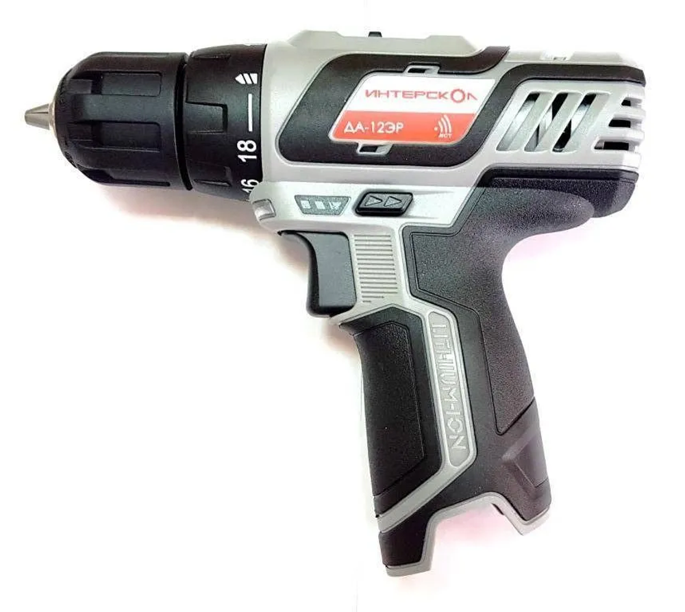 Дрель-шуруповерт Интерскол ДА-12ЭР-02 ДА-12ЭР-01 Li-Ion без АКБ и ЗУ