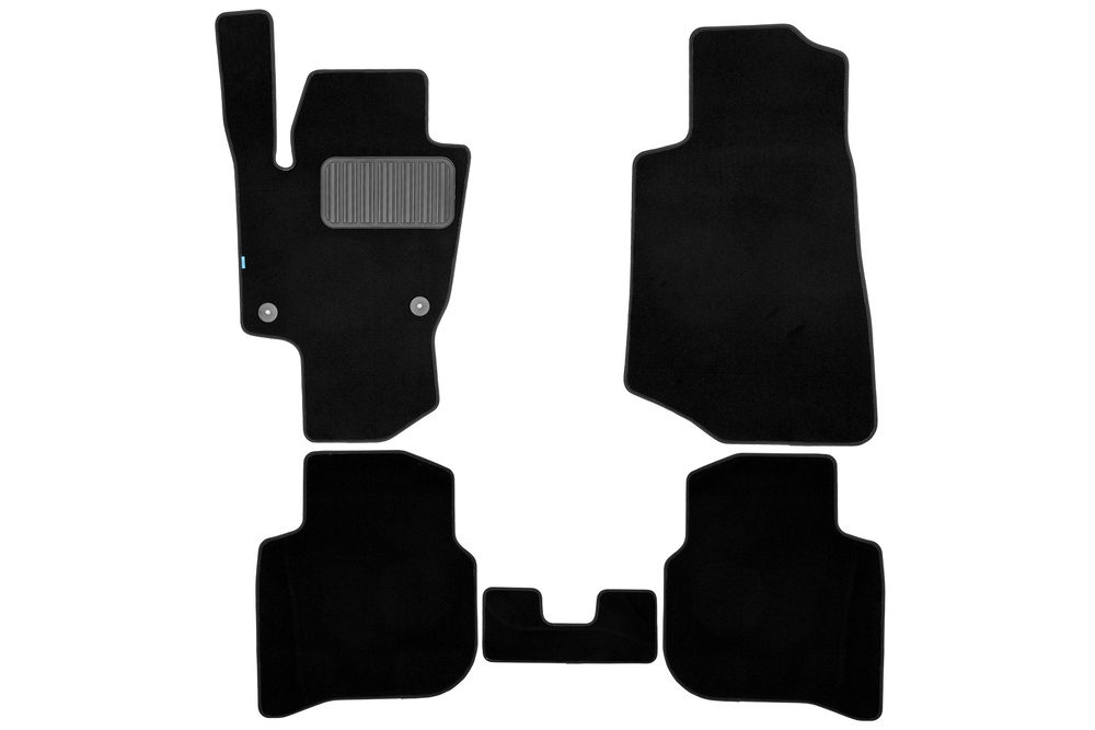 Коврики в салон для JETTA VA3 2023- седан, 5шт. (текстиль) KLEVER0512800122110KH