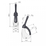 Душ для интимной гигиены Iceberg с вибрацией и автоматической подачей воды от Amovibe