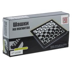 GAEM Игра настольная магнитная "Шашки", L15 W7,5 H2,5 см