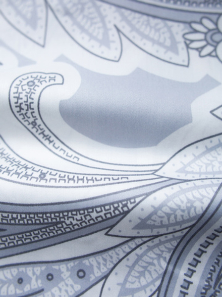 ODA 2 наволочки, сатин серый с узором 50x70см