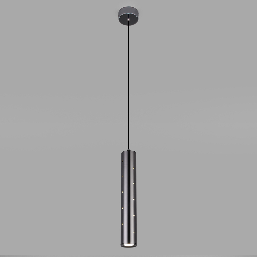 Подвесной светодиодный светильник 50214/1 LED черный жемчуг