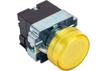 Индикатор LAY5-BU65 d=22мм желтый IEK