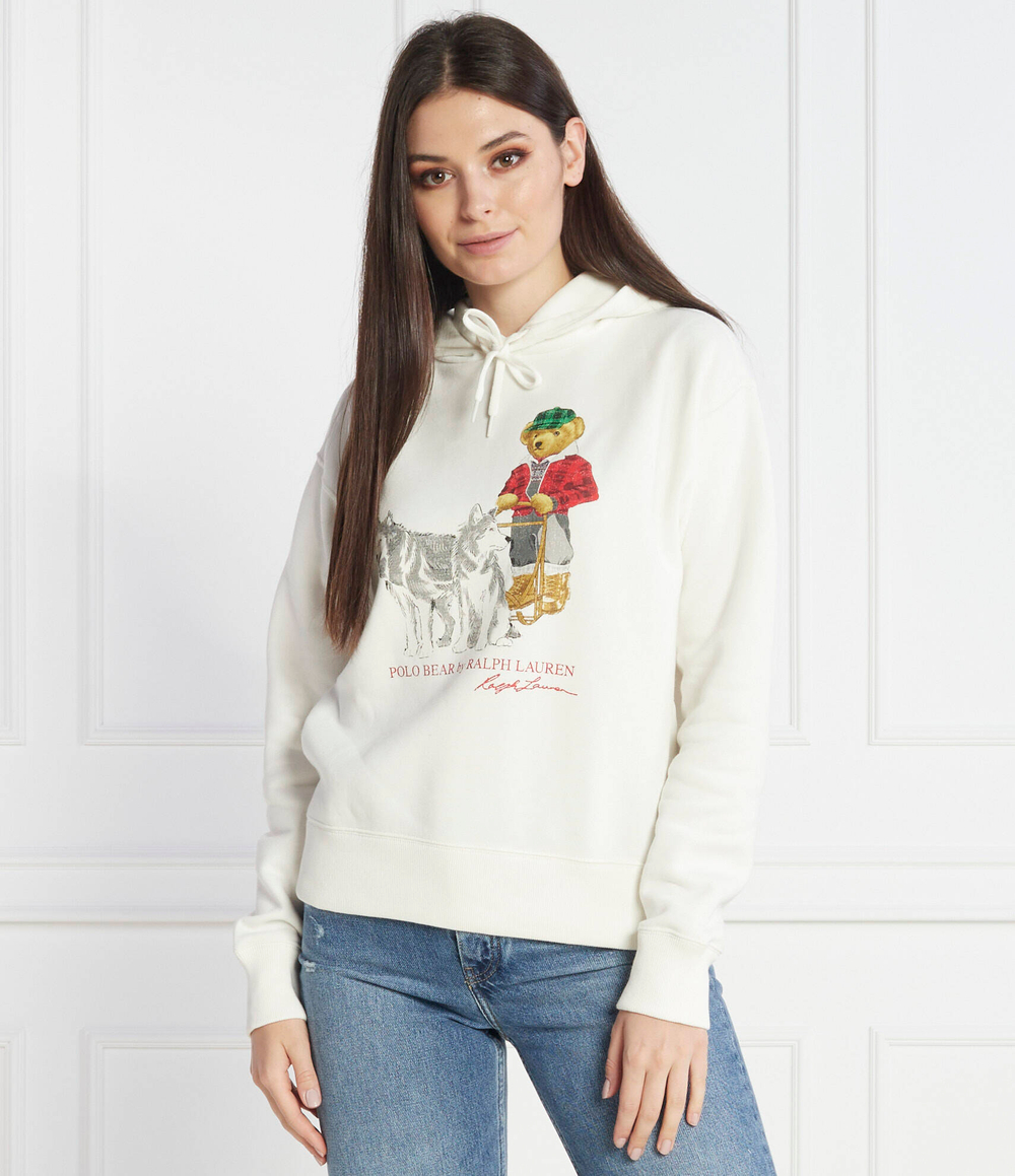 Худи SEASONAL FLEECE POLO RALPH LAUREN - белый(211916108)