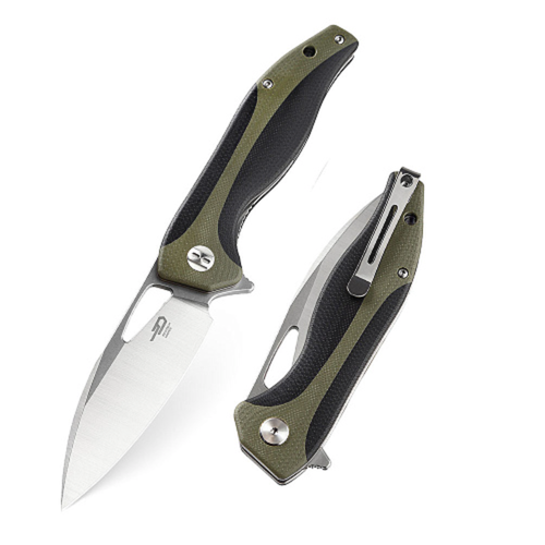 Нож Bestech Komodo сталь D2, рукоять G10 черно-зеленая