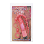 Секс-набор Slitter Play Kit (Цвет: розовый с блестками)