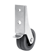 Колесо мебельное боковое с бортиком 40мм не поворотное