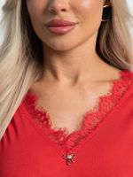 Блуза Новелла (красная) Б15490-24М LT Collection