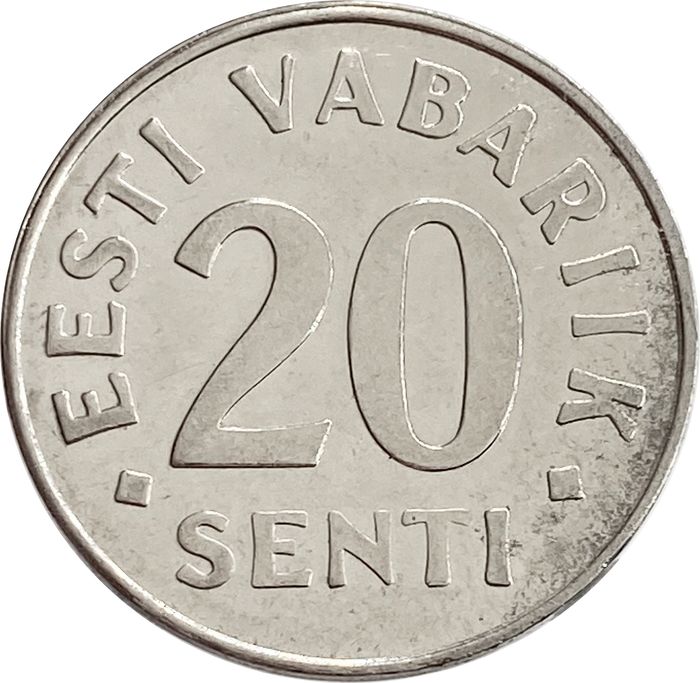 20 сентов 1999 Эстония