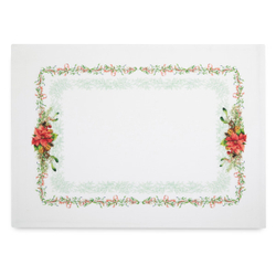 Набор салфеток подстановочных 2шт 35х50см Mix&Match Home Елочка белый с принтом