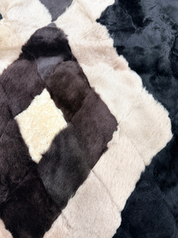 Покрывало меховое ковер из шкуры овчины