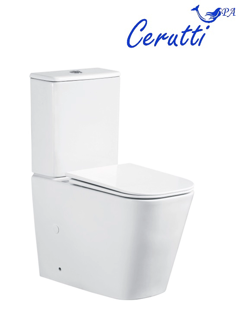Унитаз MANLIO Tornado напольный безободковый CT10618 (630х350х805) Ceruttispa