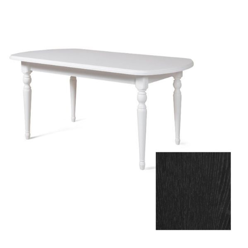 Обеденный стол Аполлон 152(192)x95 (черный)