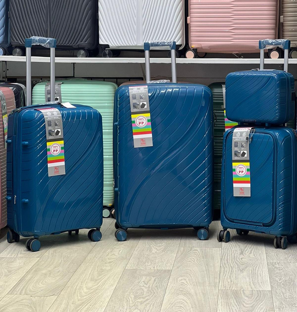 Средний чемодан Freedom PP One, Бирюзовый, M+