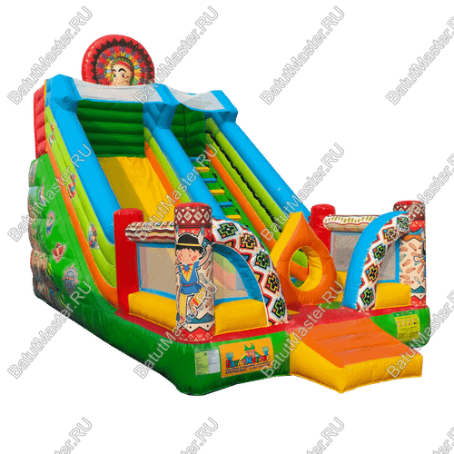 Надувная горка "Индиана" 7*4*6 м