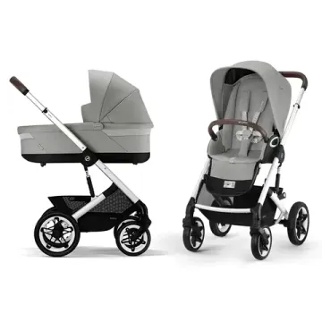 Детская коляска Cybex Talos S Lux 2 в 1 SLV Stone Grey