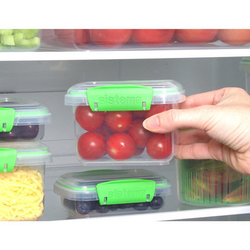 Набор контейнеров 3шт 400мл Sistema Fresh зеленый