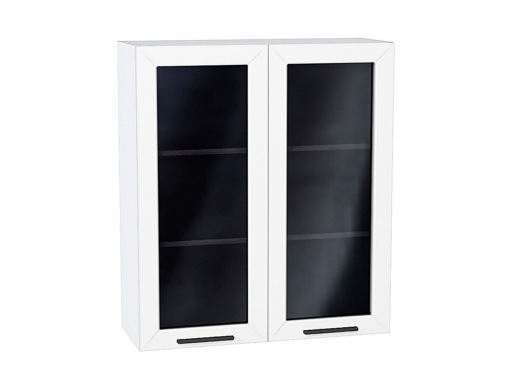 Шкаф верхний с 2-мя остекленными дверцами Глетчер