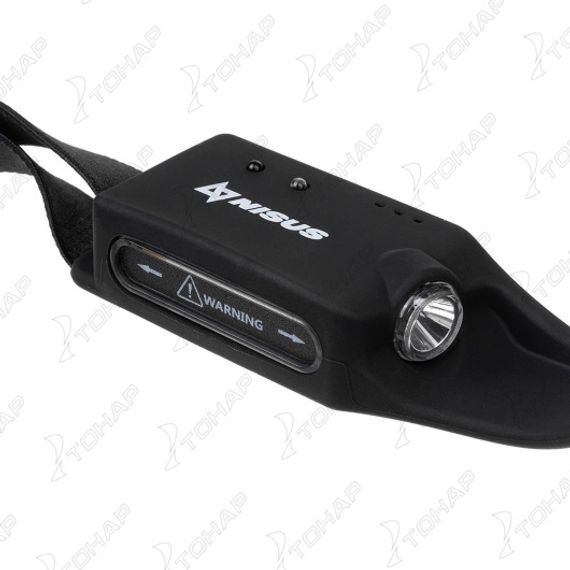 Фонарь налобный сенсорный LED-200 LM, COB-200LM, IPX4, USB (N-FN-HL76) NISUS