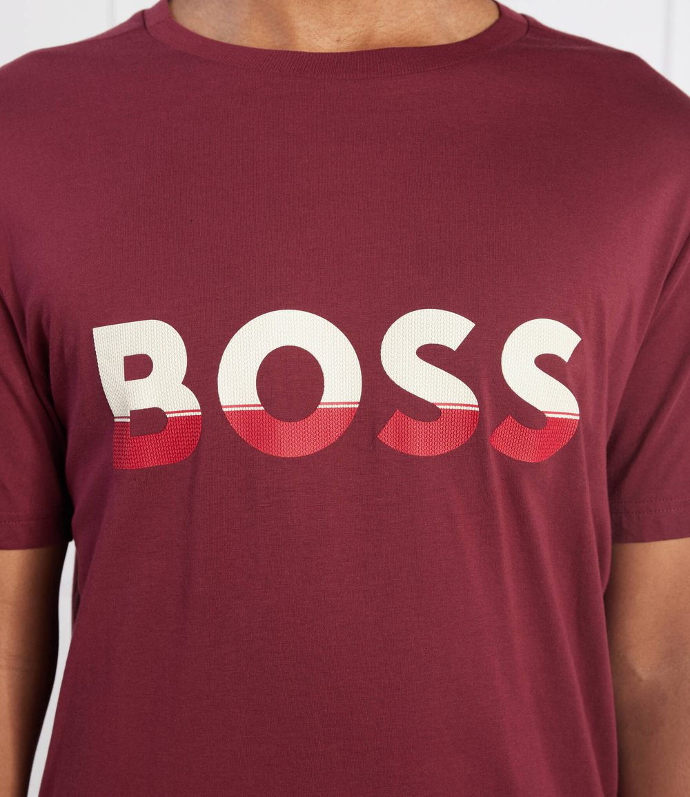 футболка tee 1 BOSS GREEN - бордовый(50477616)