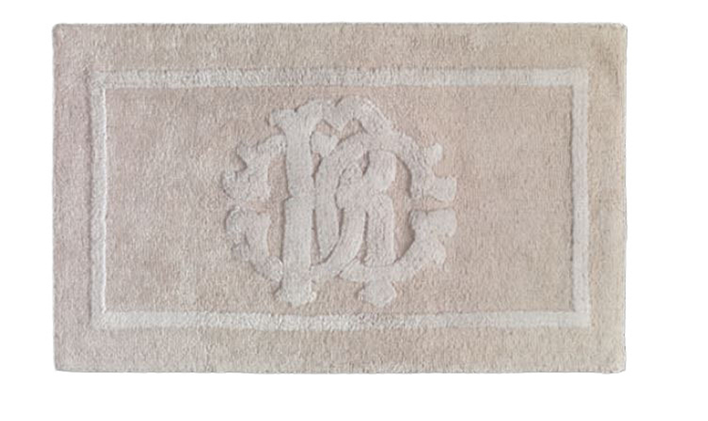 Коврик для ванной 50x80 Roberto Cavalli Finicop светло-бежевый