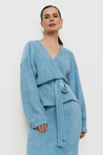 Кардиган с запахом