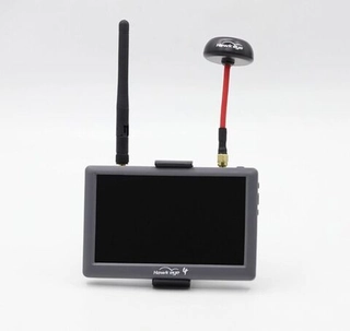 Новый монитор Hawkeye Little Pilot 4 5.8 ГГц 48CH со встроенным DVR - аккумулятором с двумя приемниками 800X480 Led FPV