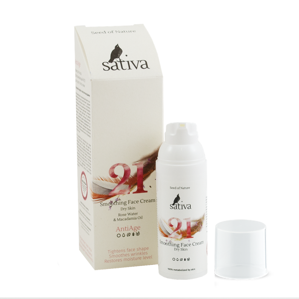 Крем для лица Sativa №21 Anti-Age дневной (50мл)