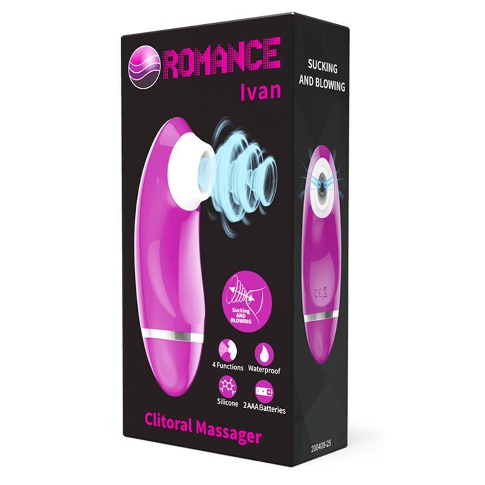Вакуумный стимулятор клитора Ivan (Цвет: лиловый)