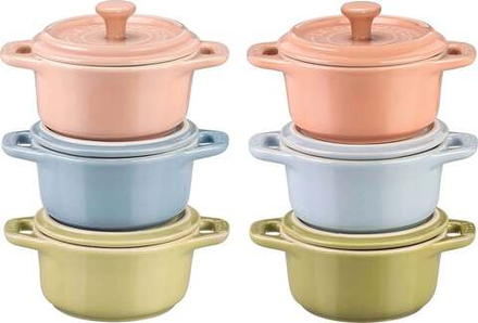 Форма для запекания Staub Cocotte, круглая, керамика, 9,5 см, 6 шт.