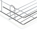 Сушилка для посуды, углеродистая сталь, с поддоном, 44.2х26.2х26 см, U000036