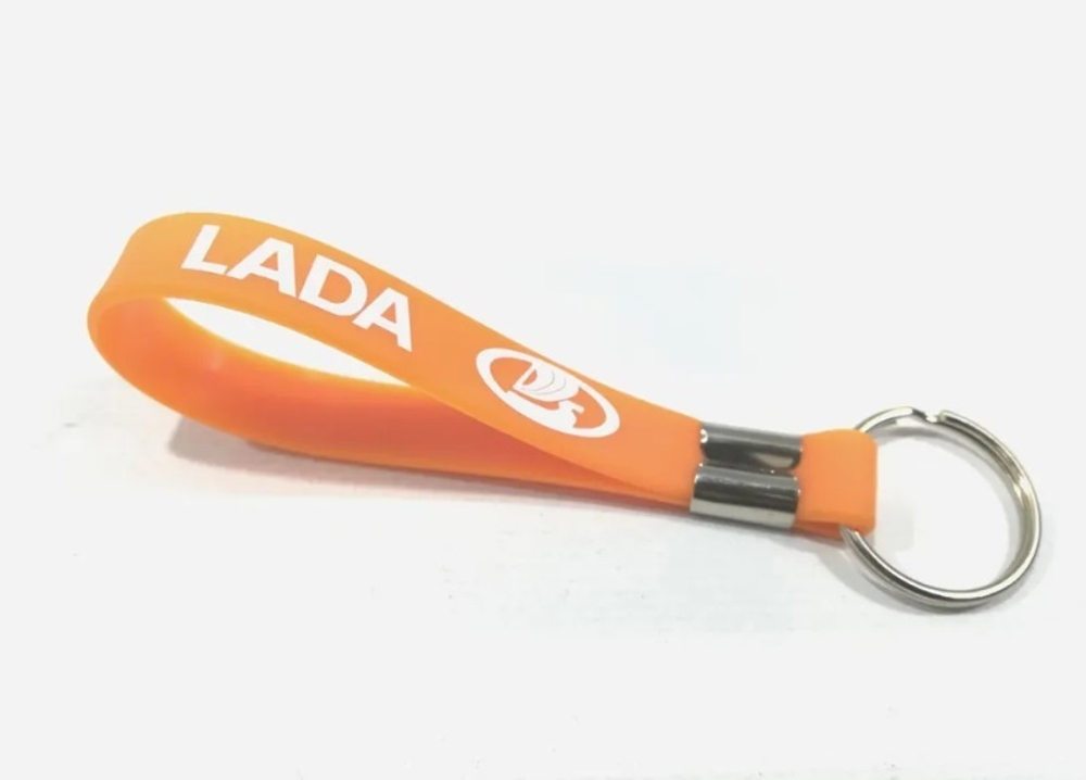 Силиконовый брелок LADA