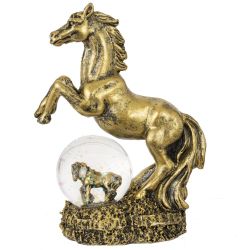 GAEM Фигурка декор в стекл шаре "Лошадь", L10 W5 H14 см, 2в.
