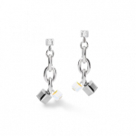 Серьги Coeur de Lion Crystal-Silver 5063/21-1817 цвет прозрачный