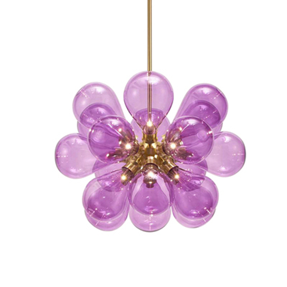 Pendant design lamp  Cintola Maxi  by Tom Kirk (Pink)