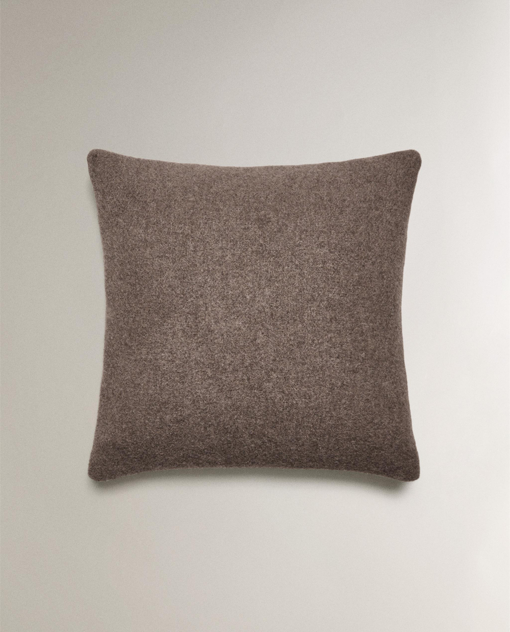 Zara Home наволочка декоративная из шерсти, коричневый