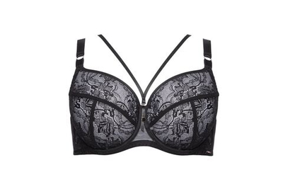 Бюстгальтер Chiara с мягкими чашечками +size на косточках (Размер: 90H) (Цвет: черный)