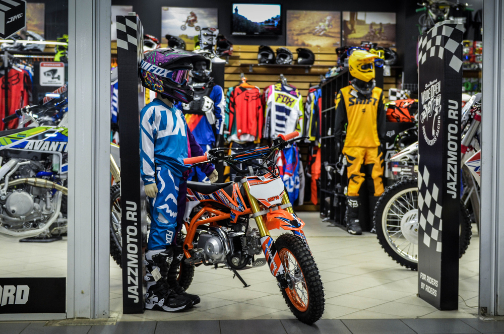 Мотоцикл детский кроссовый Motoland CRF 10