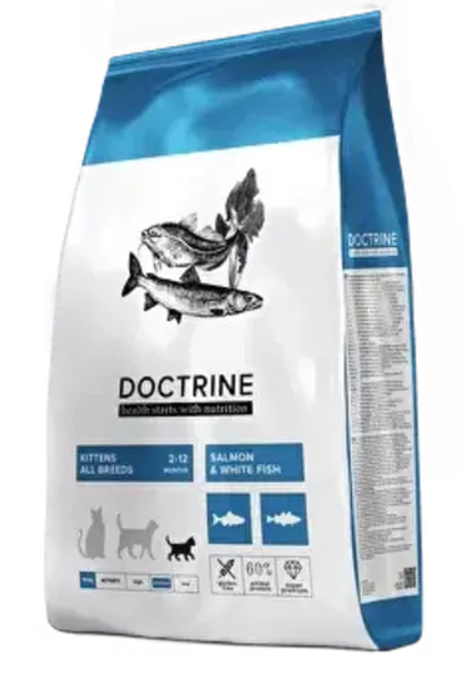 DOCTRINE (Доктрин) Сухой корм для котят, лосось/белая рыба