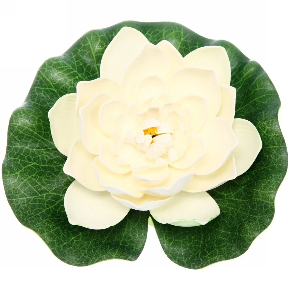 Растение водоплавающее «Кувшинка Розитта» d-17см белая