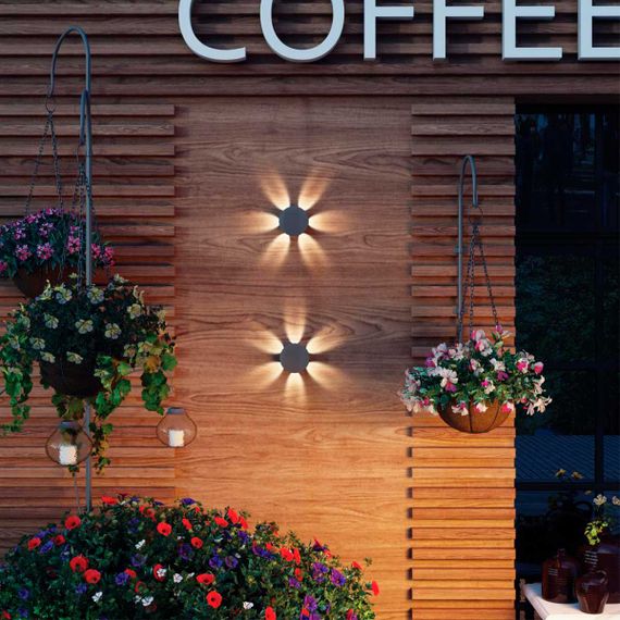 Уличный настенный светодиодный светильник Novotech Street Calle 358463