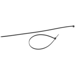 Кабельная стяжка ЭРА NO-224-603 (хомут) нейлоновая морозостойкая 4.8 х 300 мм чёрная 100 шт | Кабельные стяжки (хомуты)