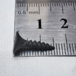 Шуруп - саморез 3,5*16мм универсальный - 50 штук (по металлу, дереву, гипсокартону) шлиц Ph-2 (цвет - черный)