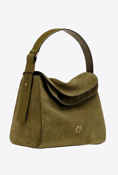 BIG LEAF BAG HOBO IN TUMBLED LEATHER