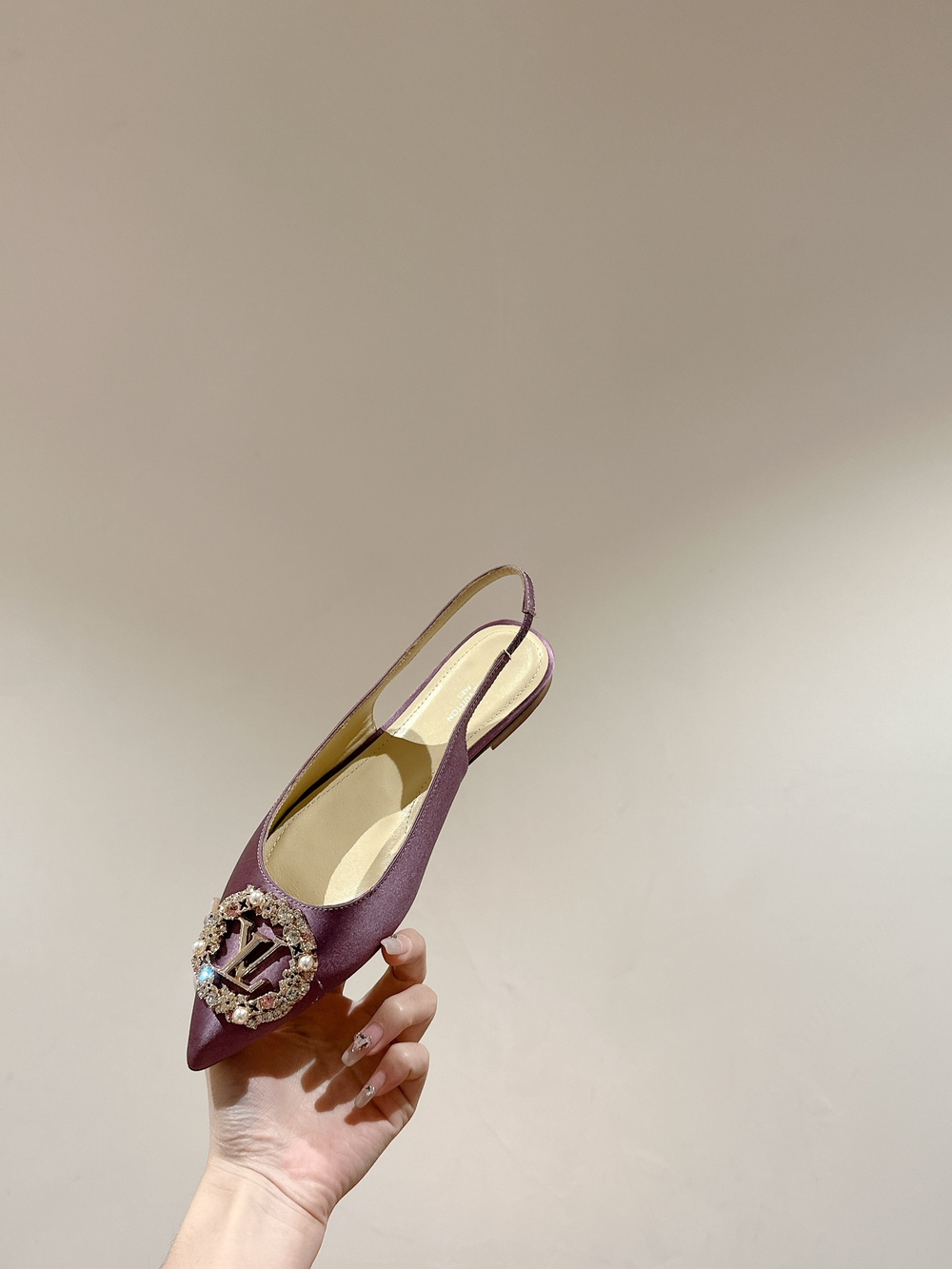 Louis Vuitton Met Slingback Ballerina