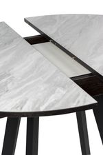 Стол обеденный Элип-2 (профиль) каркас чёрный